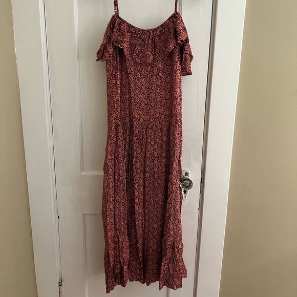 Rebecca Minkoff peach printed NWT maxi dress - Picture 7 of 7